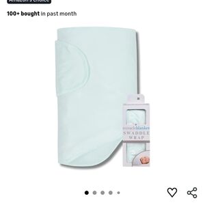 NWT Miracle Baby Blanket Swaddle Wrap in Light Blue